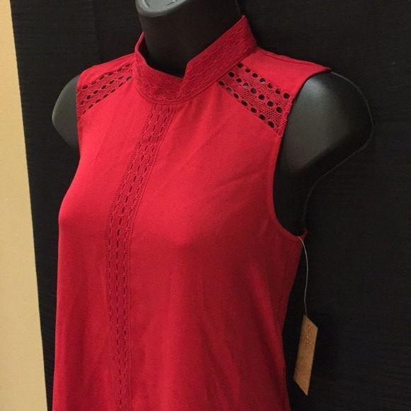 🎉3xHP🎉Rachel Roy Red Sleeveless Dress, XS - Picture 6 of 9